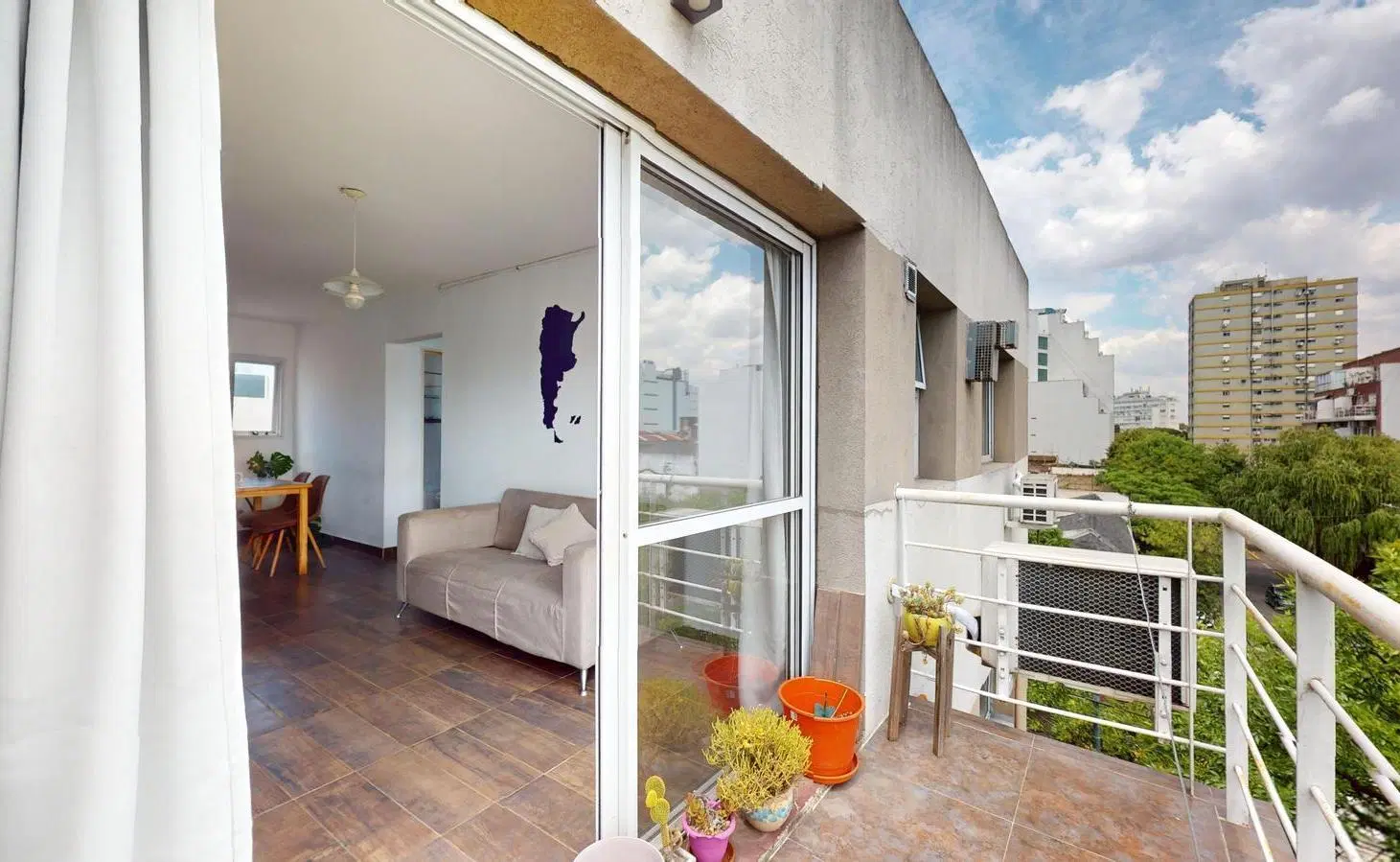 Departamento 3 Ambientes en Venta en Boedo con Balcón Terraza y Parrilla 2