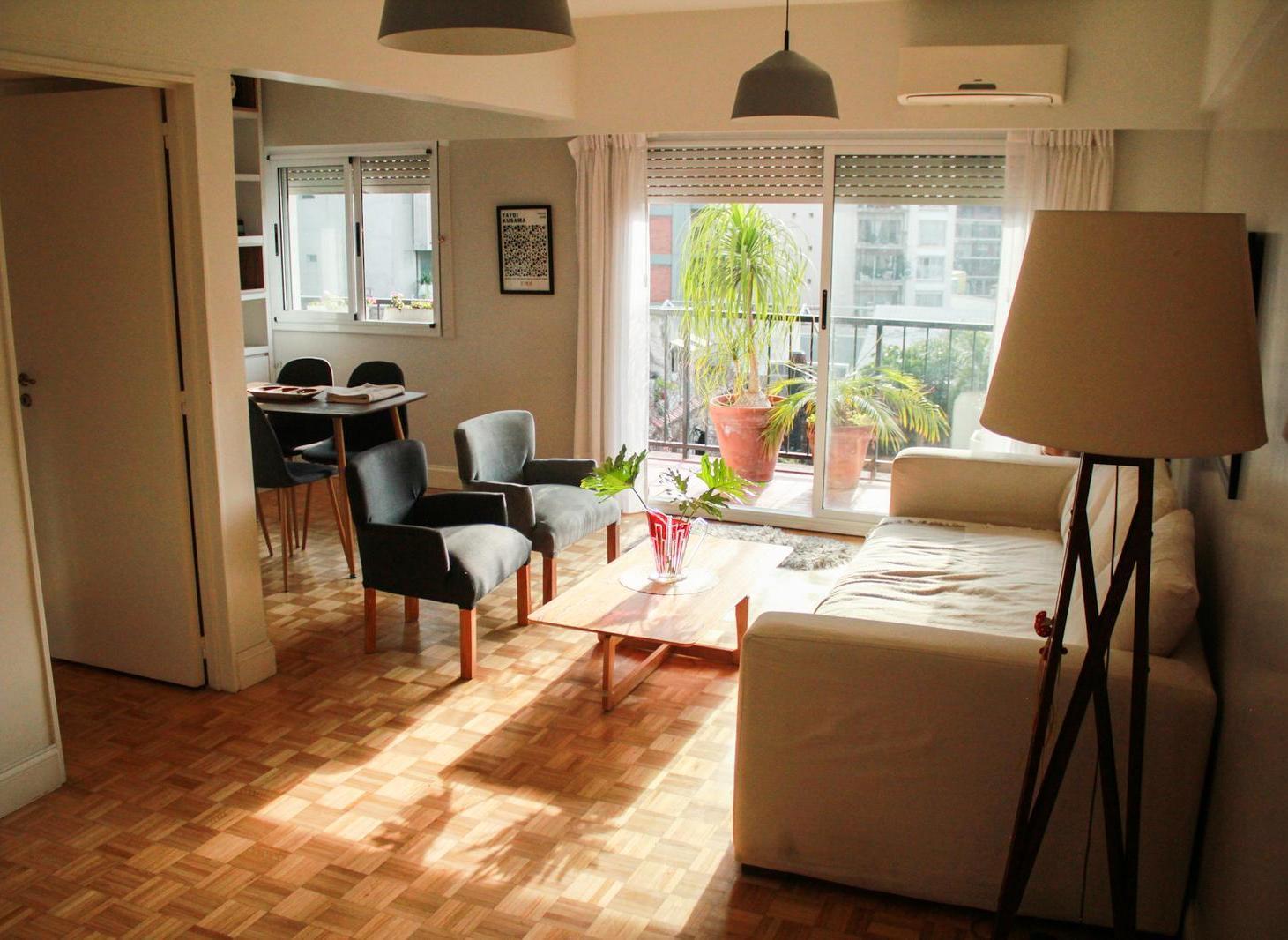 Foto de Departamento 2 Ambientes en Alquiler en Recoleta Amoblado con cochera!!!, imagen 1
