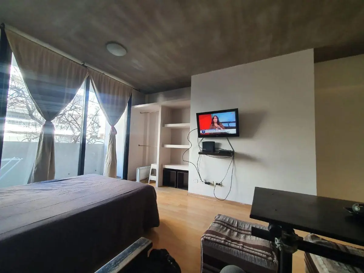 ALQUILER MONOAMBIENTE AMOBLADO CON TERRAZA Y PARRILLA | PALERMO 1