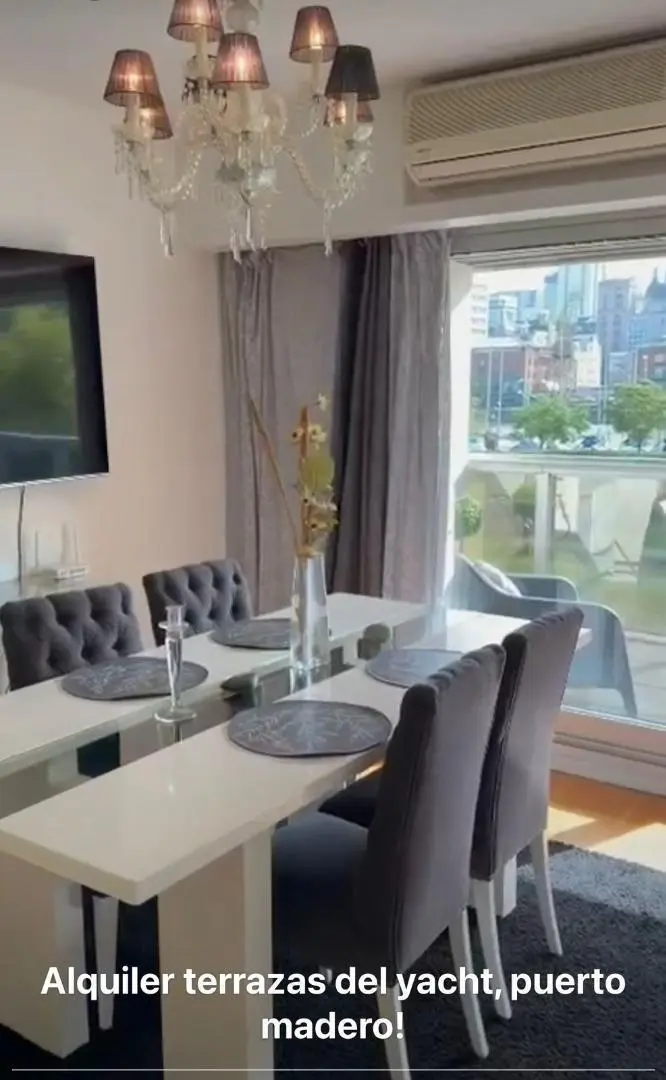 ALQUILER – DPTO 3 AMBIENTES AMOBLADO + AMENITIES / P. MADERO 1