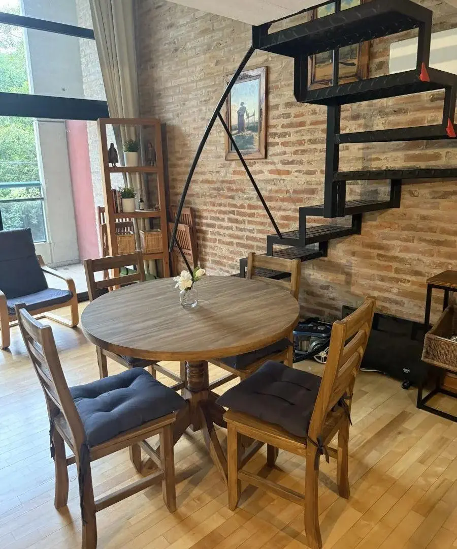 ALQUILER LOFT 2 AMBIENTES AMOBLADO CON BALCON EN PALERMO 1