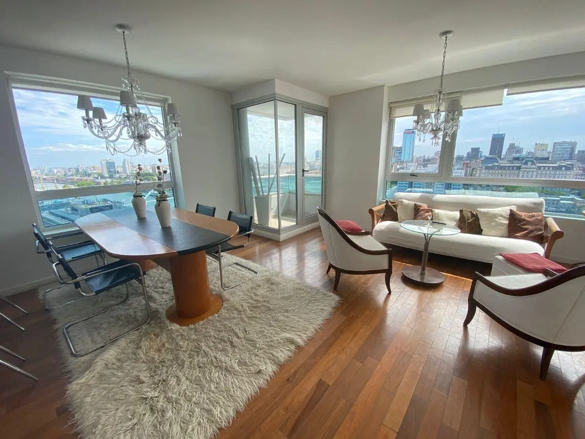 ALQUILER AMOBLADO 3 AMBIENTES + AMENITIES EN PUERTO MADERO 1