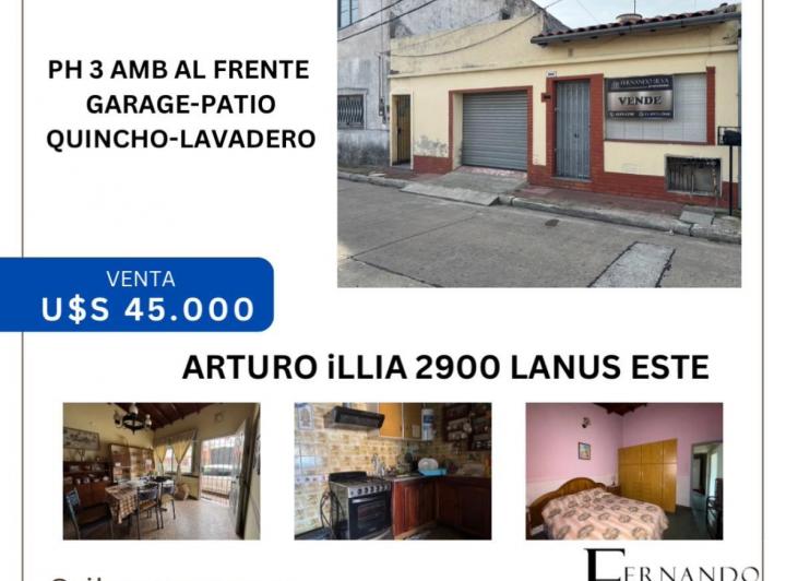 VENTA DEPARTAMENTO 2 AMBIENTES CON COCHERA LANUS ESTE