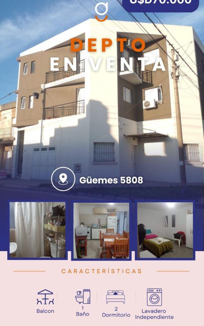Venta departamento en barrio Sargento Cabral.