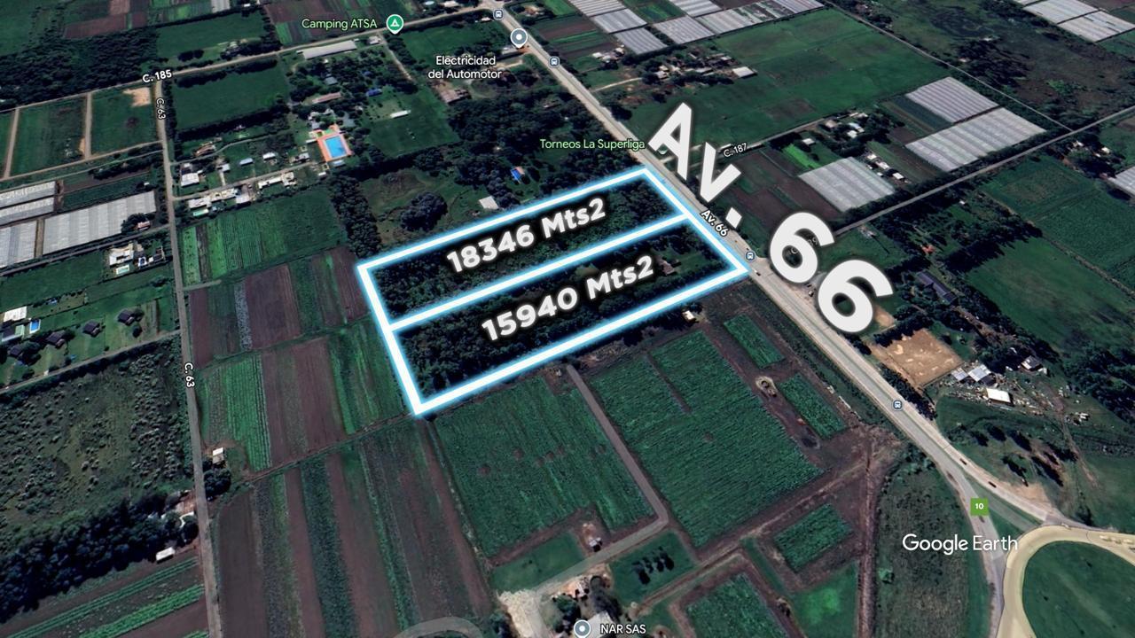 Venta de 2 parcelas por ruta 36