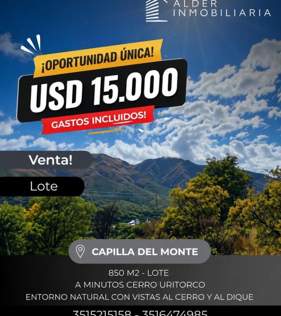 Foto de Terreno Capilla del monte de 850 m2 - Córdoba, imagen 2