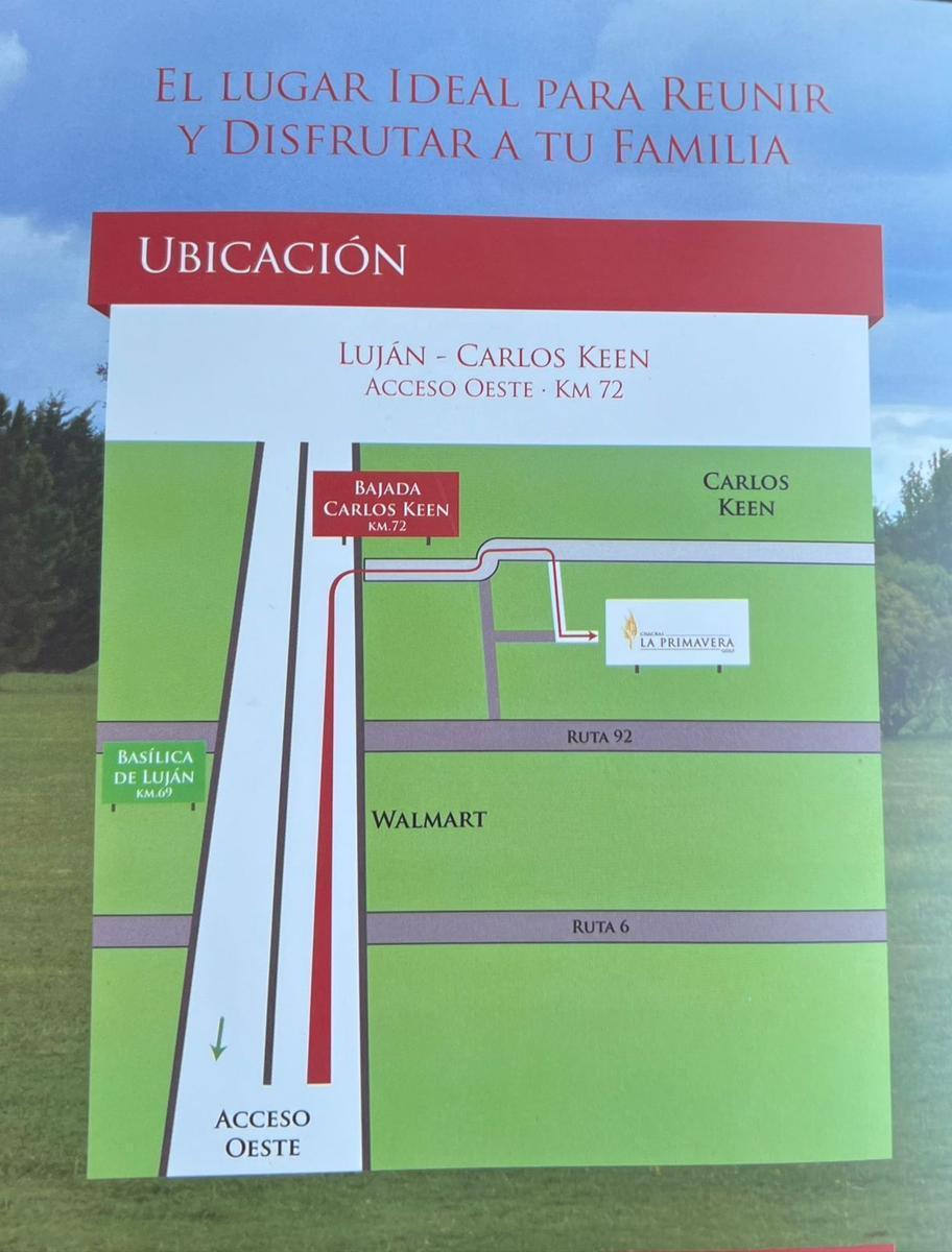 Foto de TERRENO - LOTE A LA VENTA EN CHACRA LA PRIMAVERA GOLF - CARLOS KEEN, imagen 1