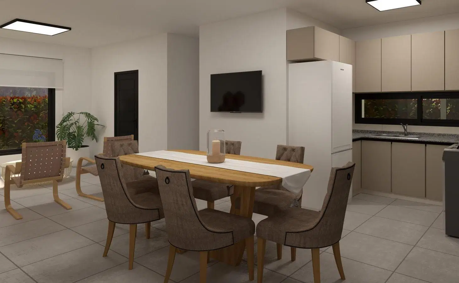 Casa dúplex en venta de dos dormitorios a estrenar en San Lorenzo 2