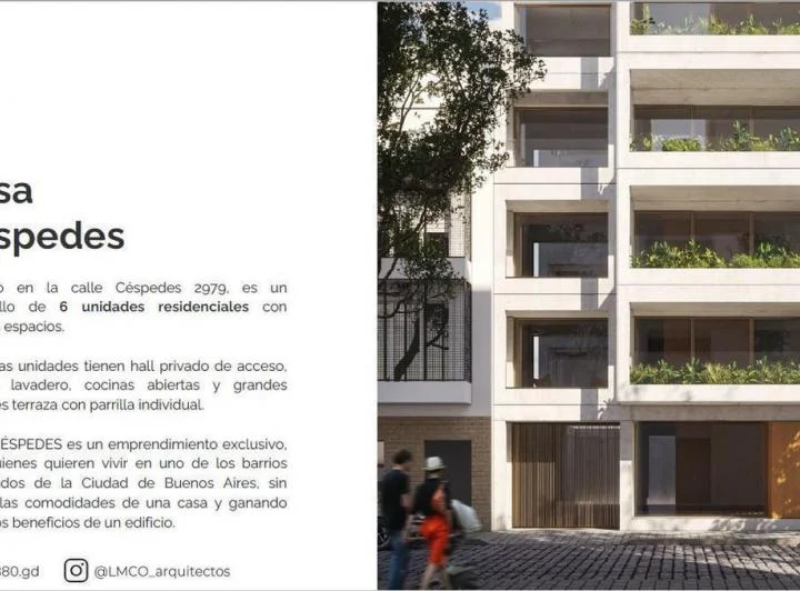 Departamento tipo casa en  Colegiales piso 3 3