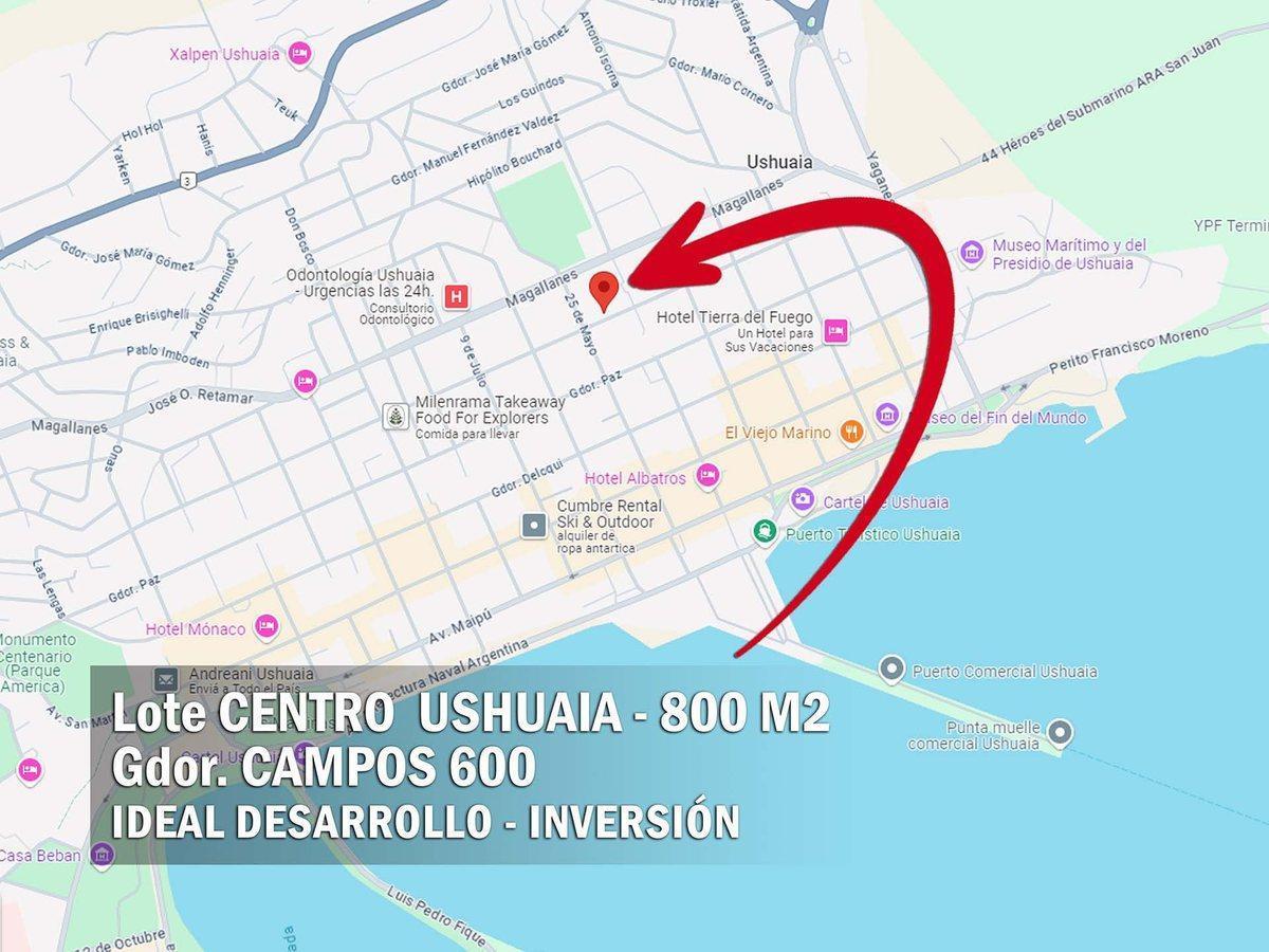 Lote de 800 m² - Centro Ushuaia - Ideal Desarrollo 5