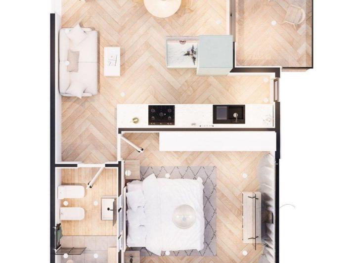 VENTA DEPARTAMENTO 2 AMB EN POZO HURLINGHAM 4