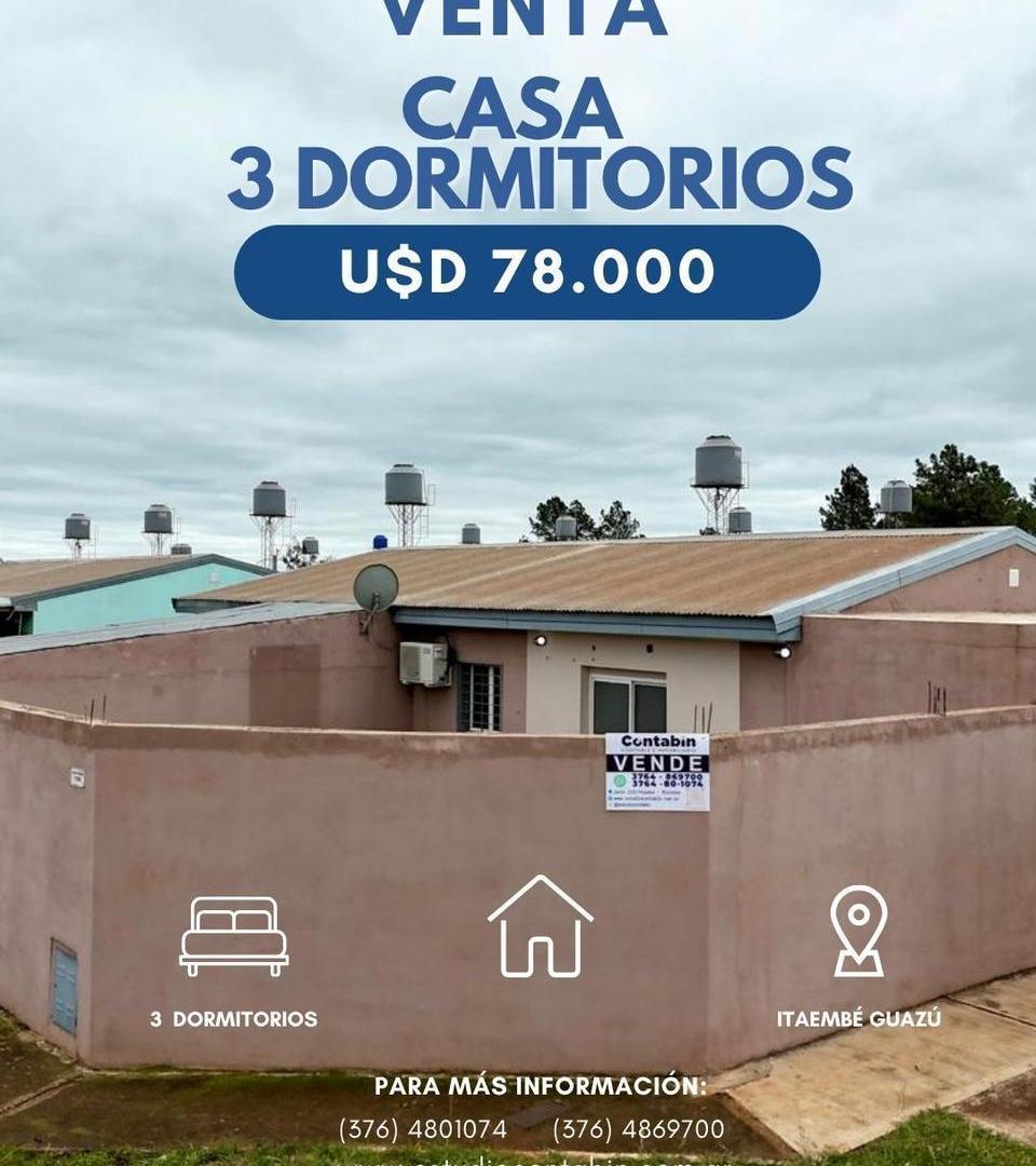 Casa en Itaembé Guazú