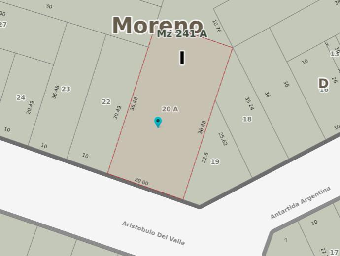 LOTE EN VENTA EN MORENO SUR – ZONA RESIDENCIAL