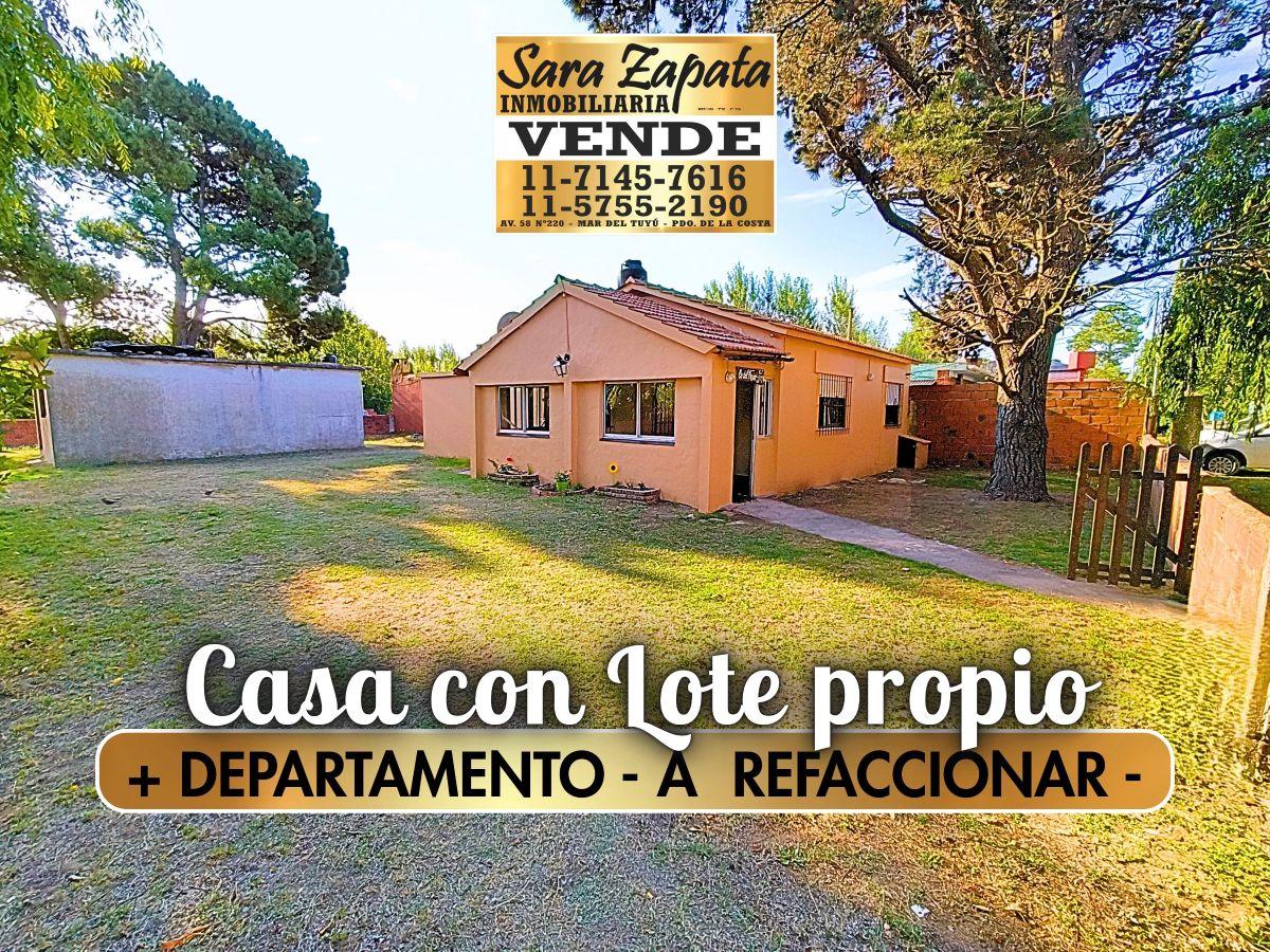 Foto de CASA 3 AMB EN LOTE PROPIO Y DÚPLEX A TERMINAR MAR DEL TUYÚ VENDE SARA, imagen 2
