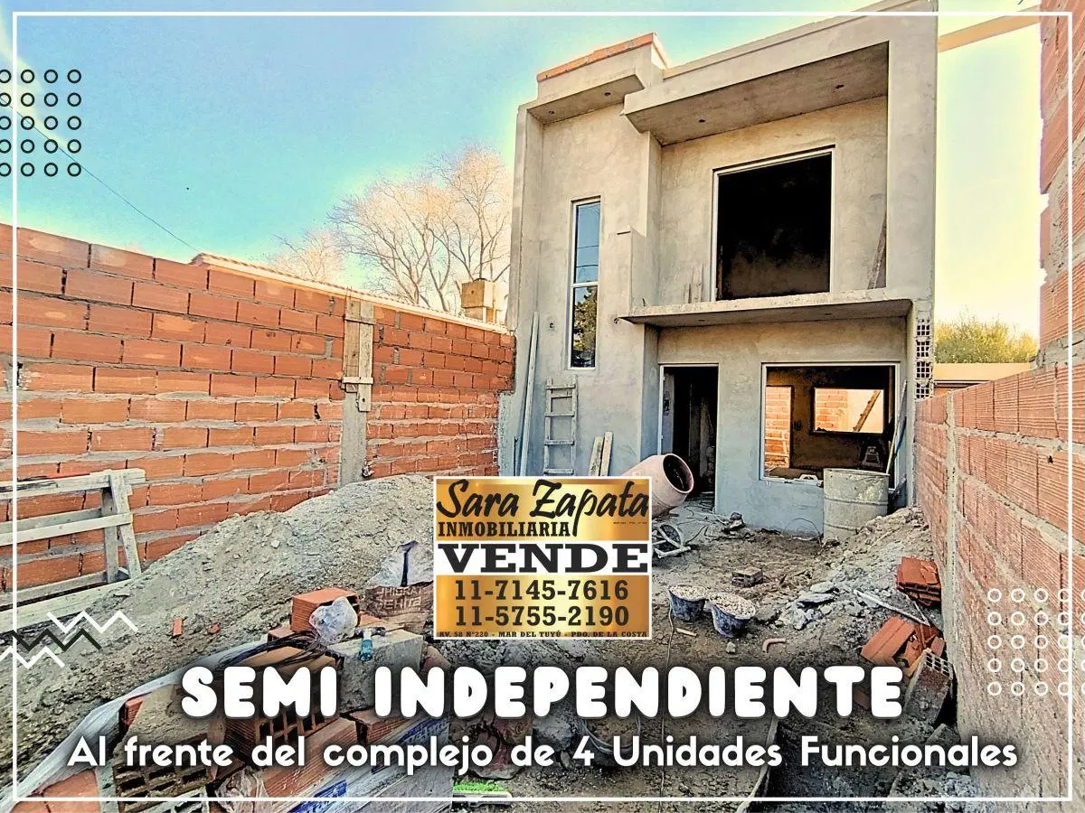 EXCELENTE DÚPLEX INDEPENDIENTES 2 DORMITORIOS 3 AMB A ESTRENAR MAR DEL TUYÚ VENDE SARA ZAPATA 3