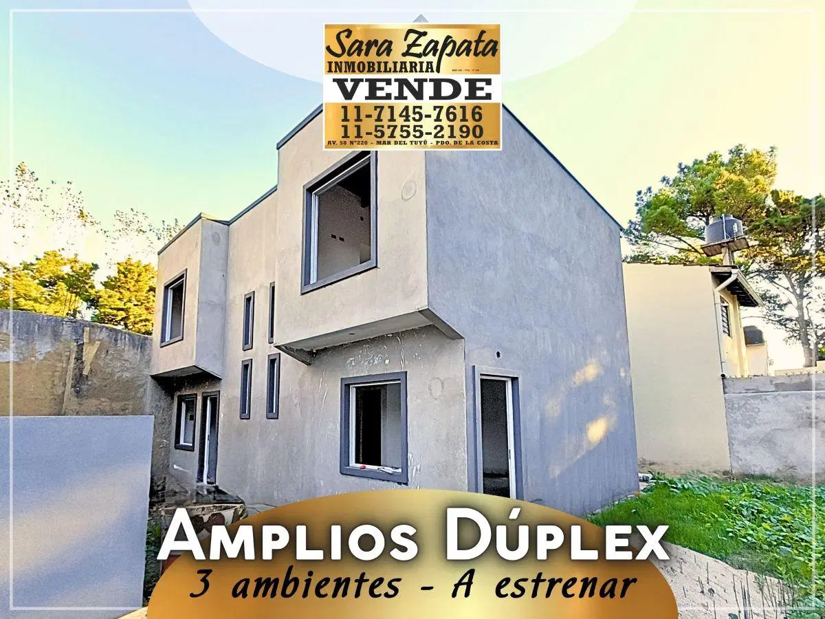 DÚPLEX 3 AMB 2 DORM A ESTRENAR ZONA RESERVA FORESTAL A 4 C. DEL MAR VENDE SARA ZAPATA INMOBILIARIA 8