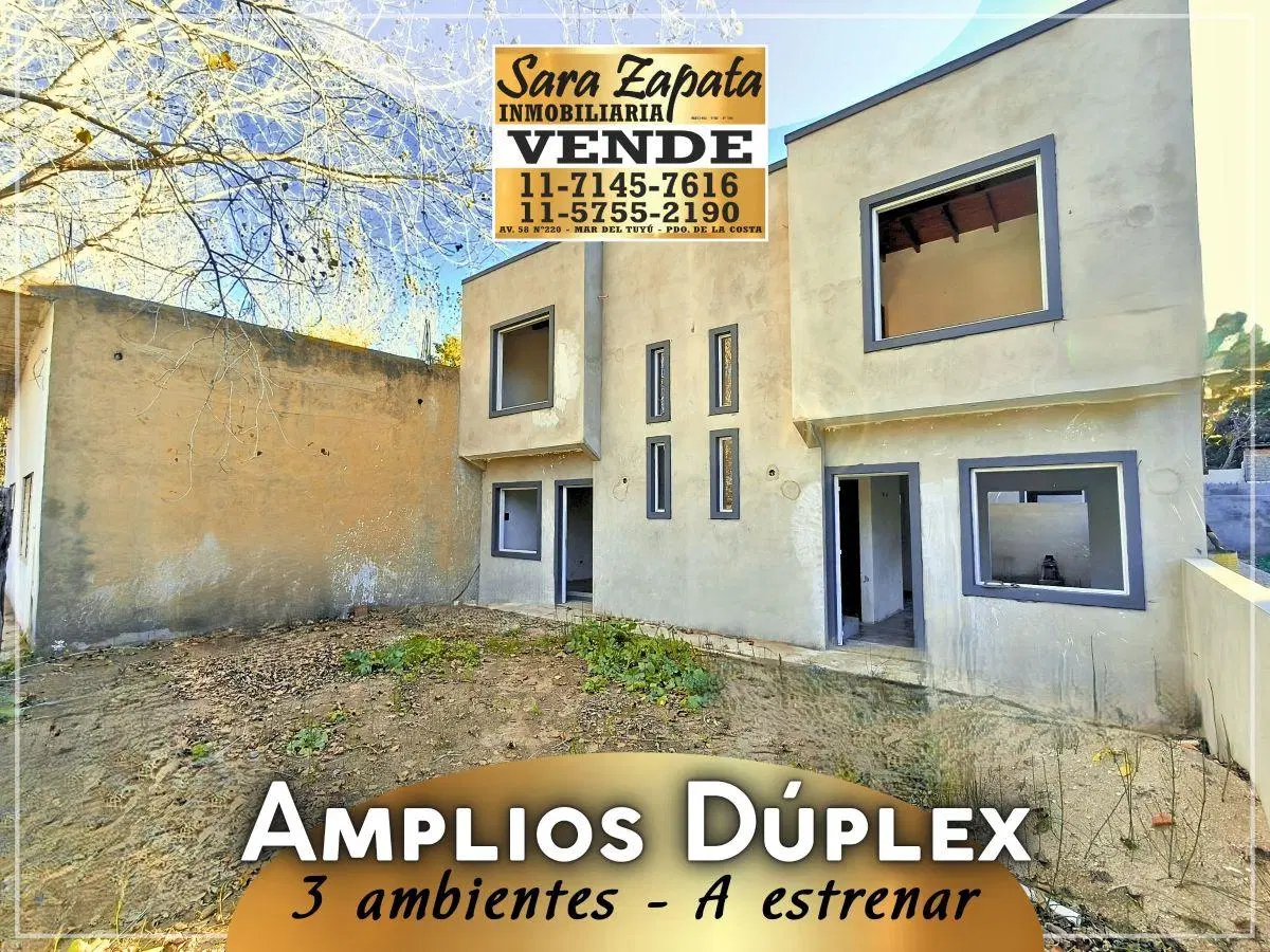 DÚPLEX 3 AMB 2 DORM A ESTRENAR ZONA RESERVA FORESTAL A 4 C. DEL MAR VENDE SARA ZAPATA INMOBILIARIA 3