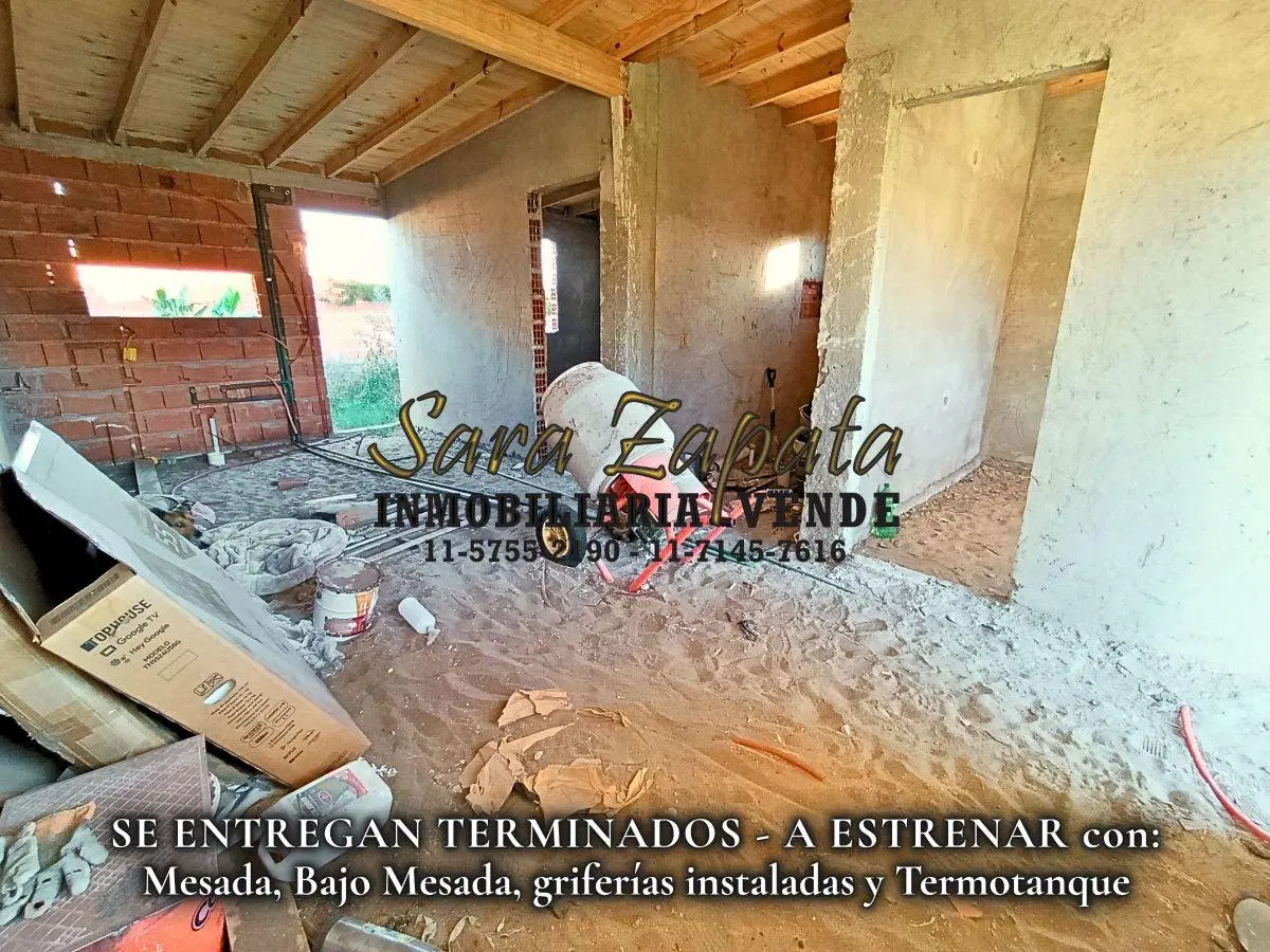 CHALET Y DÚPLEX 2 DORMITORIOS 3 AMBIENTES A ESTRENAR VENDE SARA ZAPATA INMOBILIARIA 2