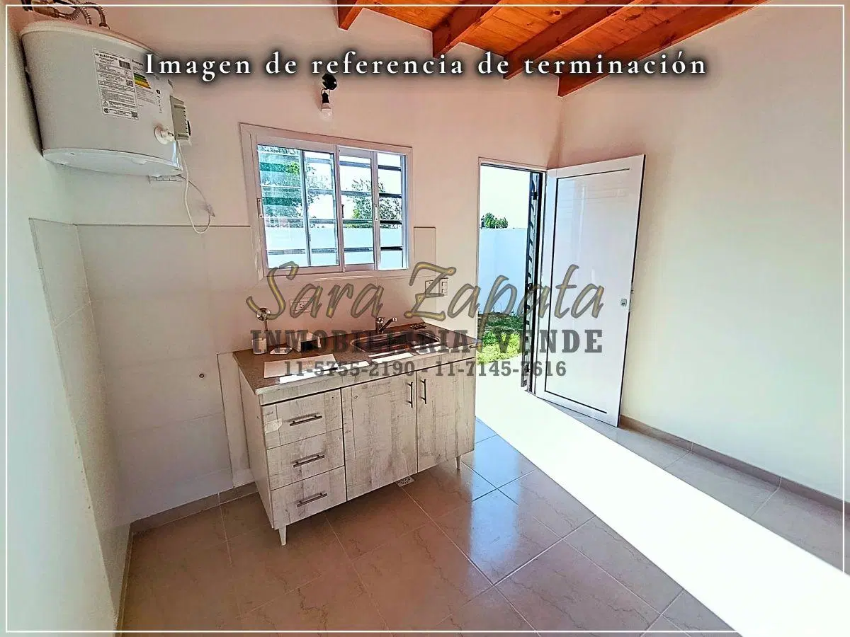 CHALET Y DÚPLEX 2 DORMITORIOS 3 AMBIENTES A ESTRENAR VENDE SARA ZAPATA INMOBILIARIA 8