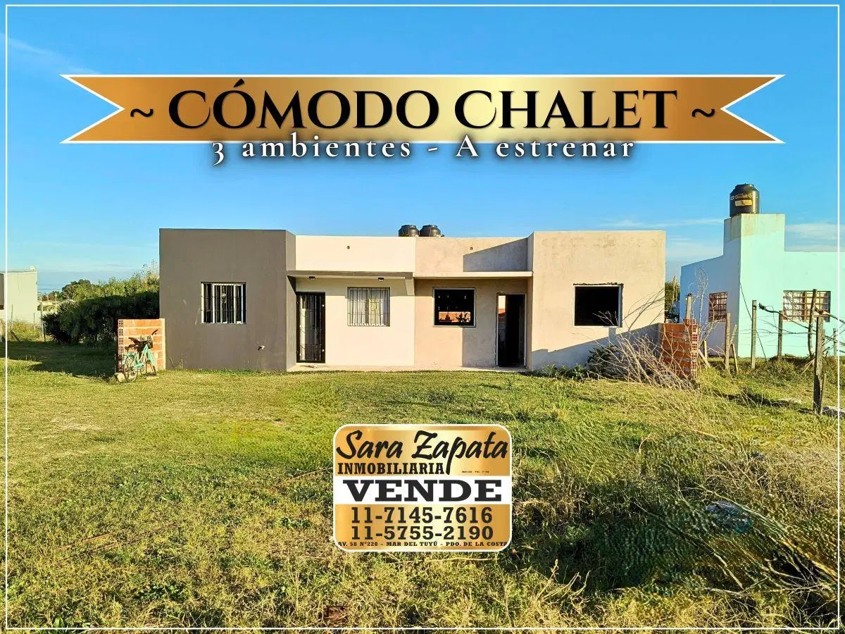 CHALET Y DÚPLEX 2 DORMITORIOS 3 AMBIENTES A ESTRENAR VENDE SARA ZAPATA INMOBILIARIA 3