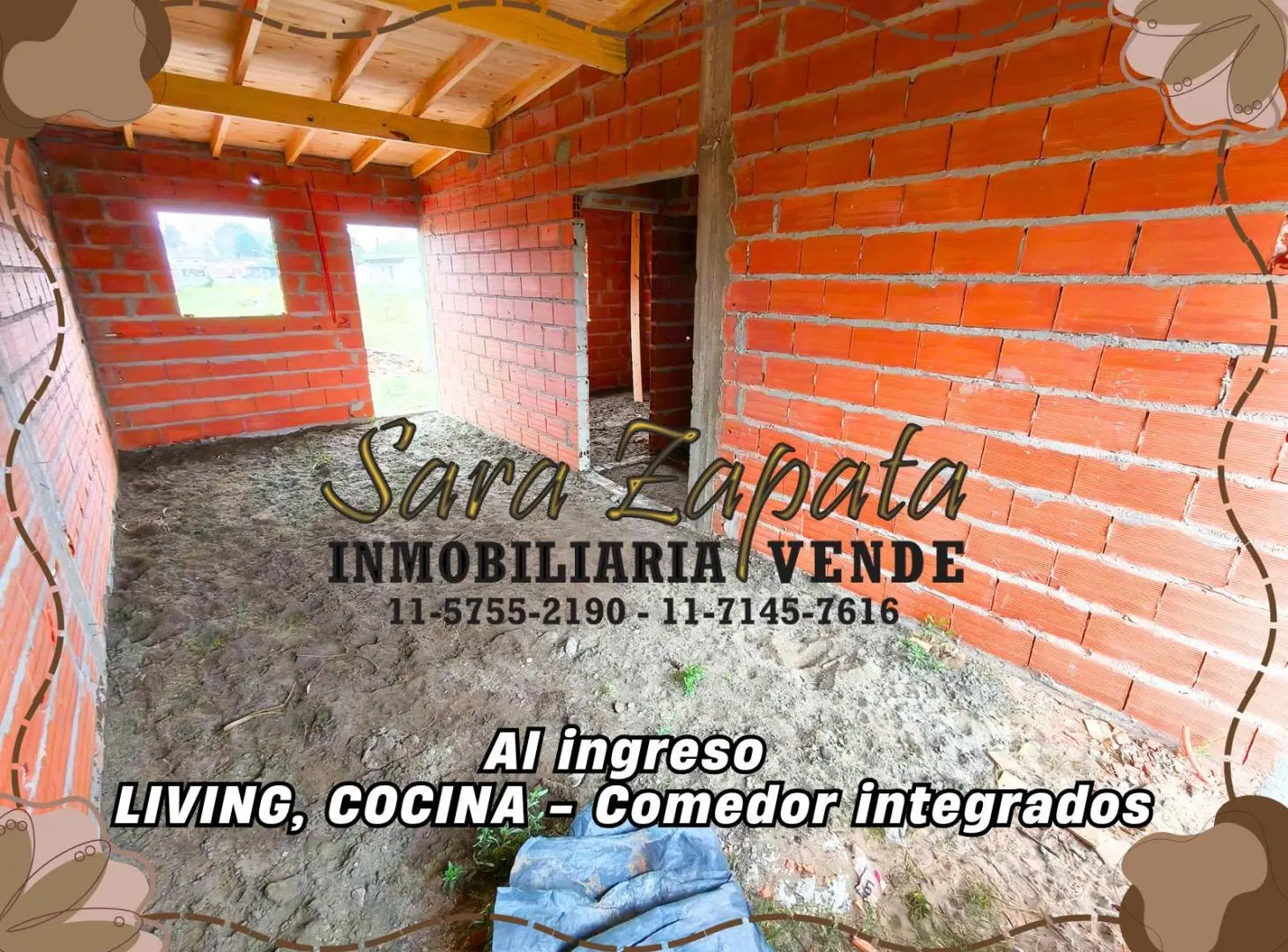 CHALET 3 AMBIENTES CON MITAD DE LOTE A ESTRENAR MAR DEL TUYÚ VENDE EN POZO SARA ZAPATA INMOBILIARIA 3