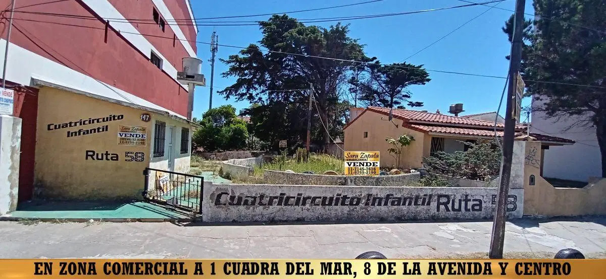 GRAN LOTE DE TERRENO a 1 cuadra del mar 12,50*48,50 GRAN POTENCIAL MAR DEL TUYÚ VENDE SARA ZAPATA 2