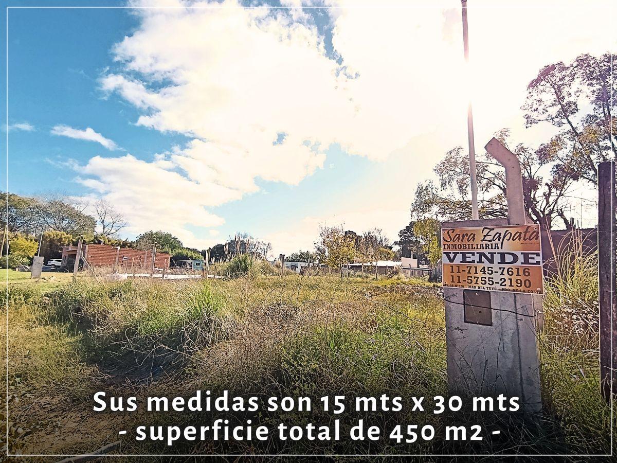 Foto de LOTE DE TERRENO BALDÍO 15*30 mts MAR DEL TUYÚ VENDE SARA ZAPATA, imagen 3