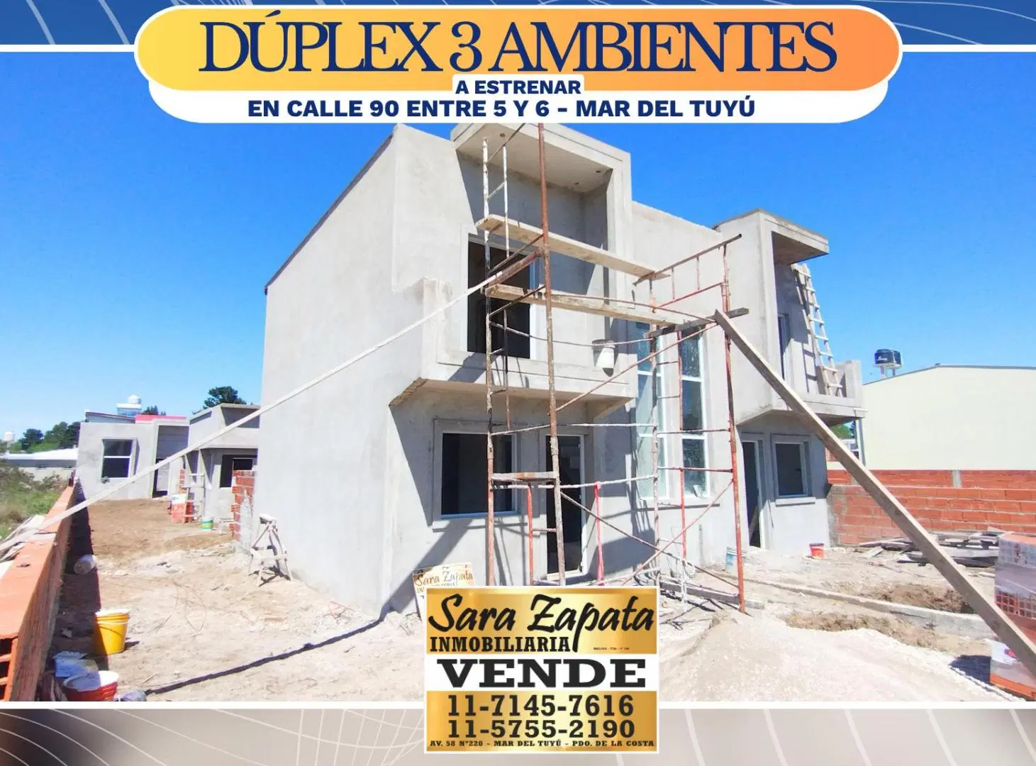 CHALET SEMI INDEPENDIENTE 3 DORMITORIOS 4 AMBIENTES A ESTRENAR VENDE SARA ZAPATA INMOBILIARIA 4