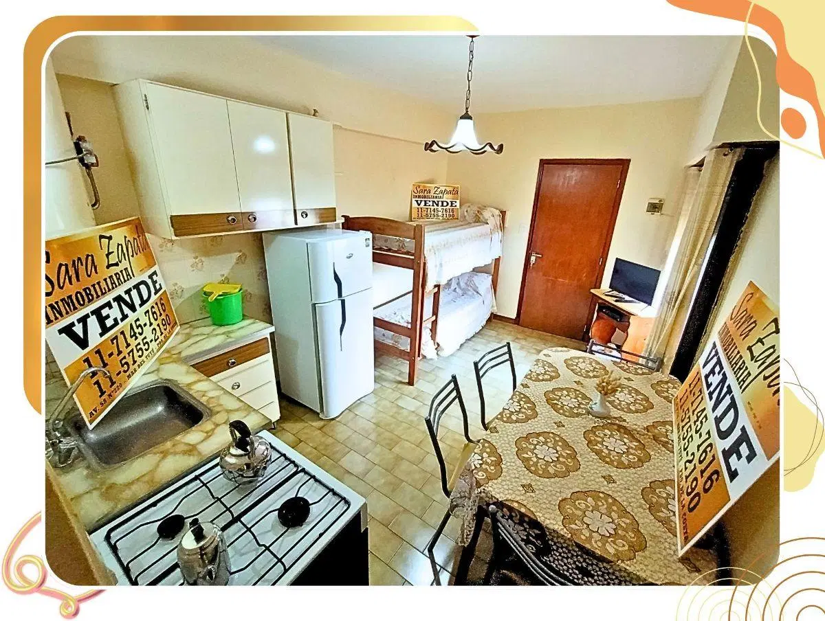 Santa Teresita DEPARTAMENTO 2 AMBIENTES con BALCÓN al CONTRAFRENTE VENDE SARA ZAPATA INMOBILIARIA 3