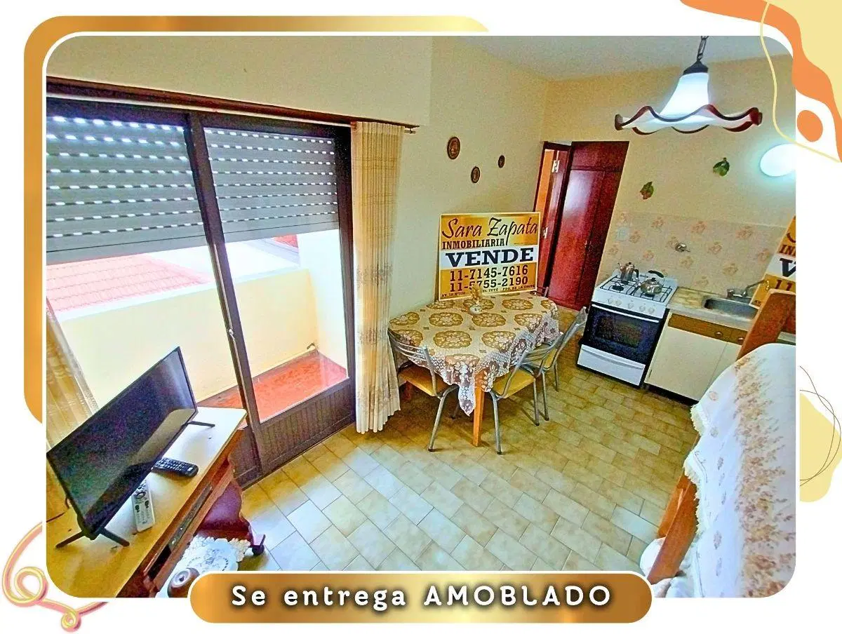 Santa Teresita DEPARTAMENTO 2 AMBIENTES con BALCÓN al CONTRAFRENTE VENDE SARA ZAPATA INMOBILIARIA 2