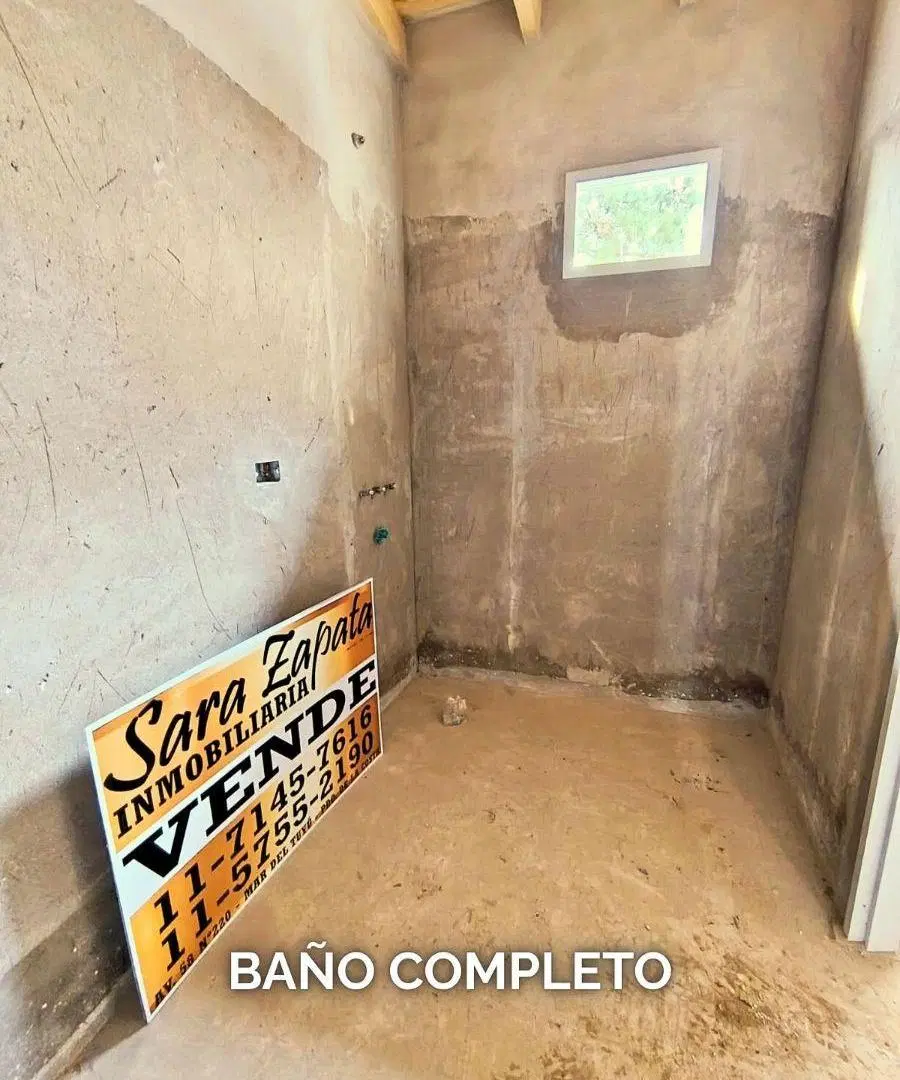 CHALET 3 AMB INDEPENDIENTE MITAD DE LOTE A ESTRENAR SAN BERNARDO VENDE SARA ZAPATA INMOBILIARIA 3