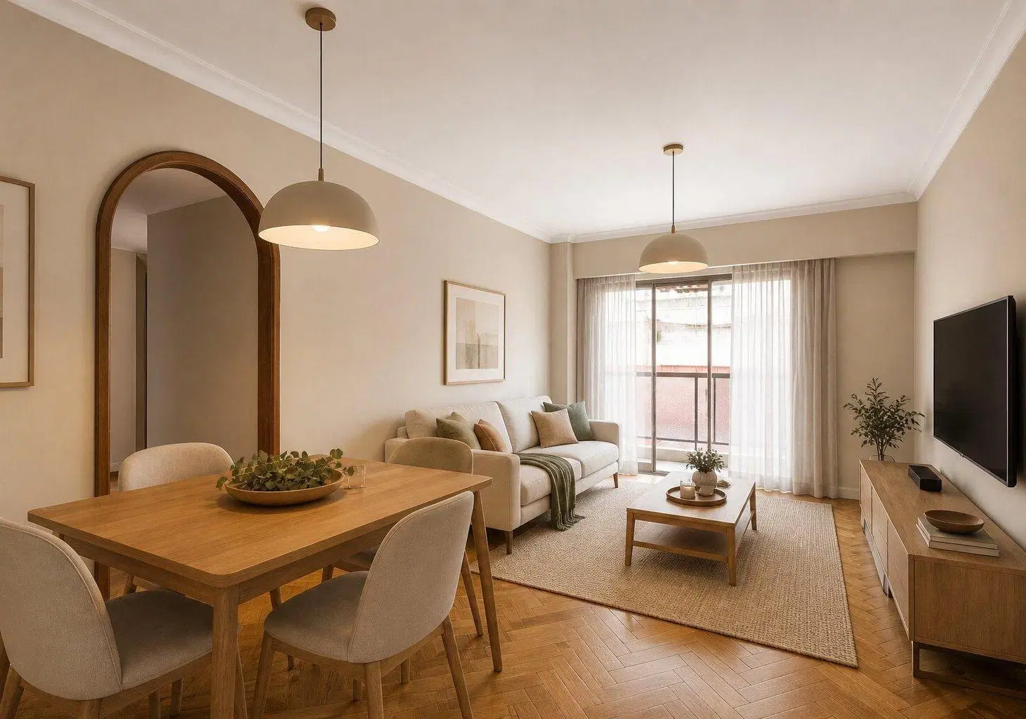Departamento de 4 ambientes apto crédito en Almagro 1