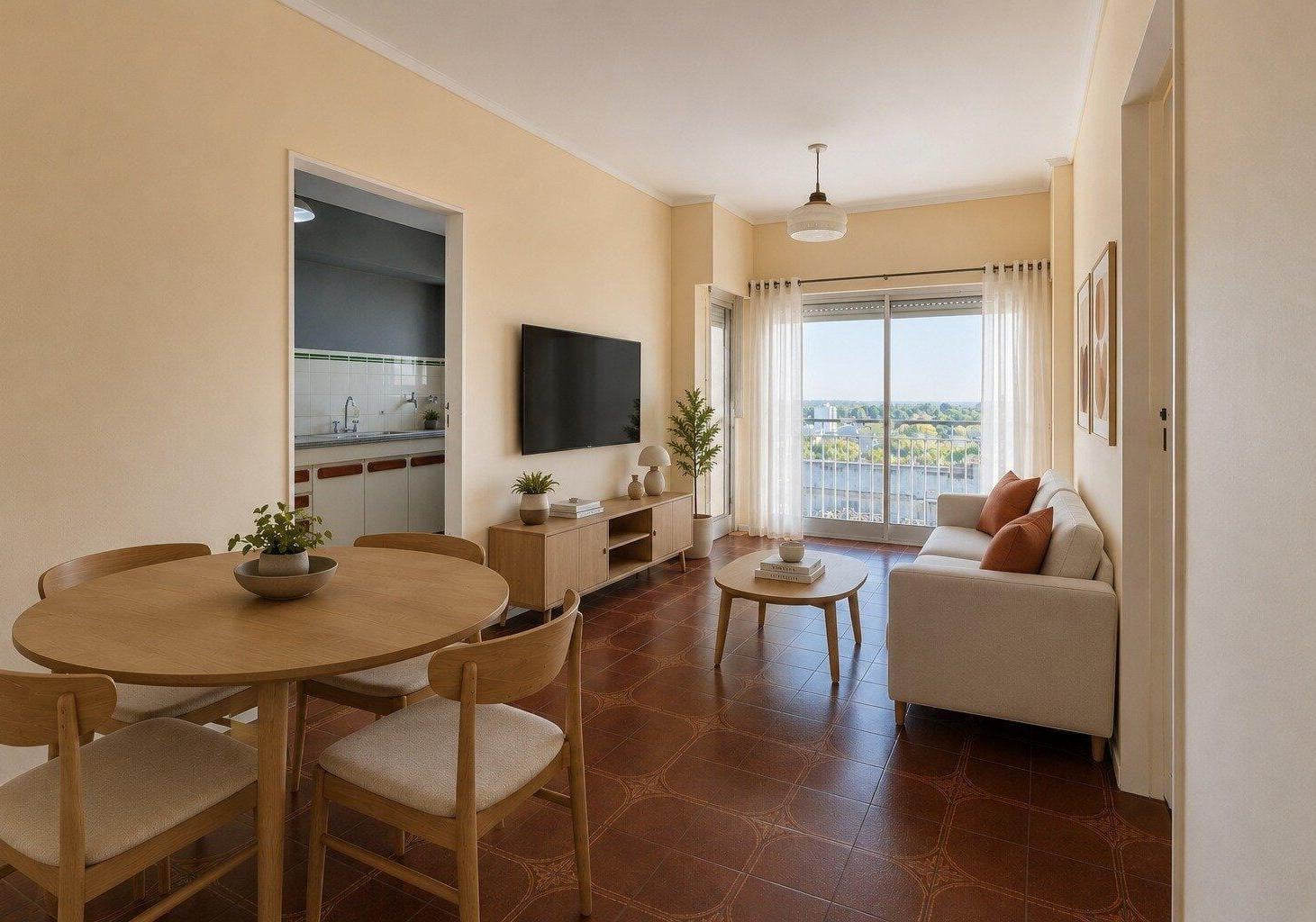 Foto de Departamento 3 ambientes con balcón en piso 10- Apto crédito, imagen 2