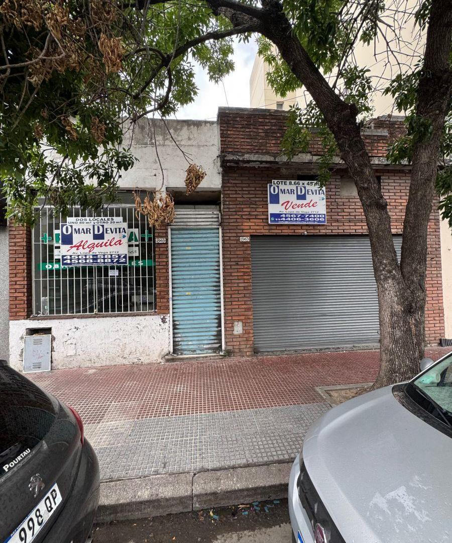 Lote 8,66 x 45m en villa devoto