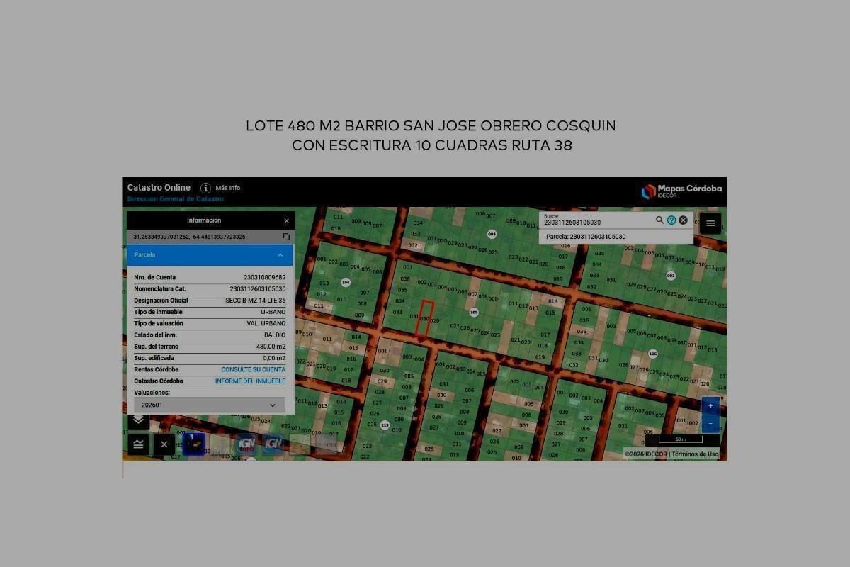Foto de Venta terreno en Cosquin, imagen 3