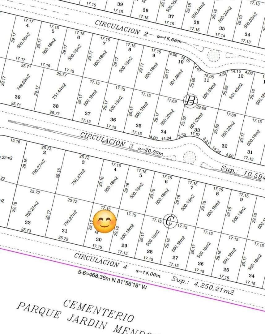 Foto de Mapa Propiedades Vende Terreno en Barrio Boedo Quartier, imagen 1
