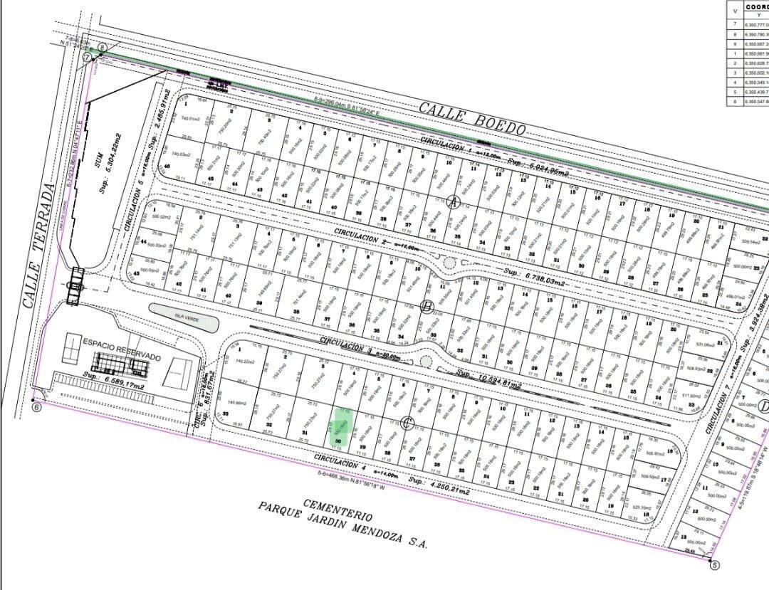 Foto de Mapa Propiedades Vende Terreno en Barrio Boedo Quartier, imagen 2