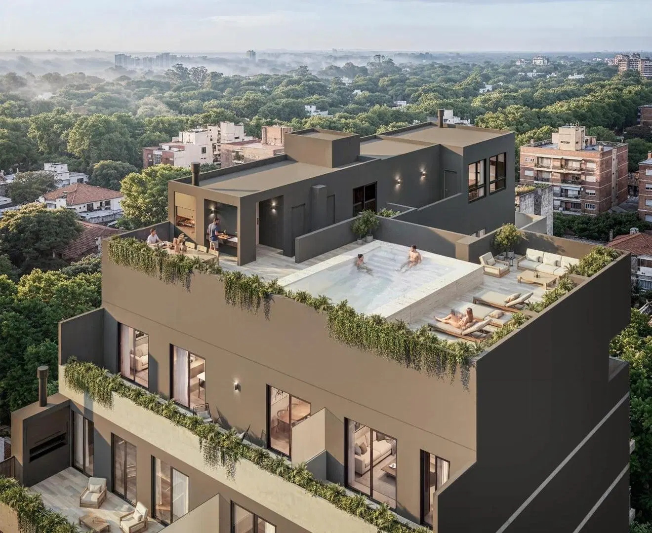 Venta de departamento de dos ambientes EN CONSTRUCCIÓN con balcón aterrazado en Belgrano 4