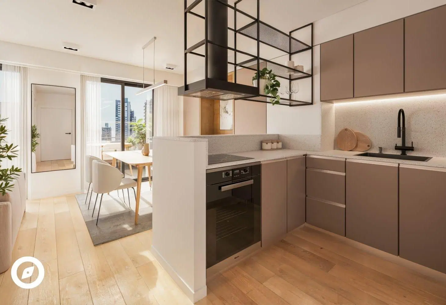 Venta de dos ambientes EN CONSTRUCCIÓN con balcón terraza en Nuñez 4