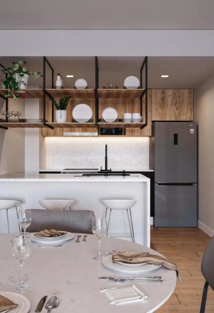 Venta de dos ambientes EN CONSTRUCCIÓN con balcón terraza en Nuñez 2