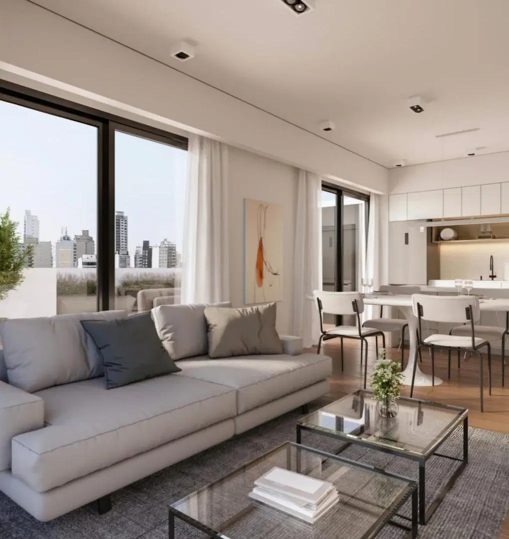 Venta de dos ambientes EN CONSTRUCCIÓN con balcón terraza en Nuñez 5