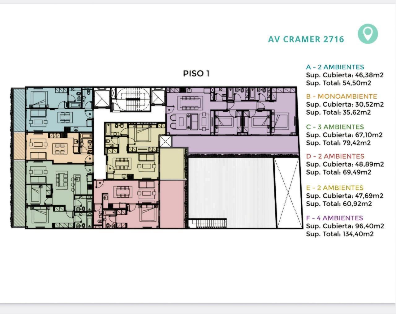 Foto de Venta de departamento de dos ambientes EN CONSTRUCCIÓN con balcón, imagen 5