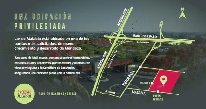 EXCELENTE LOTE EN BARRIO PRIVADO "LAR DE MALABIA" 5