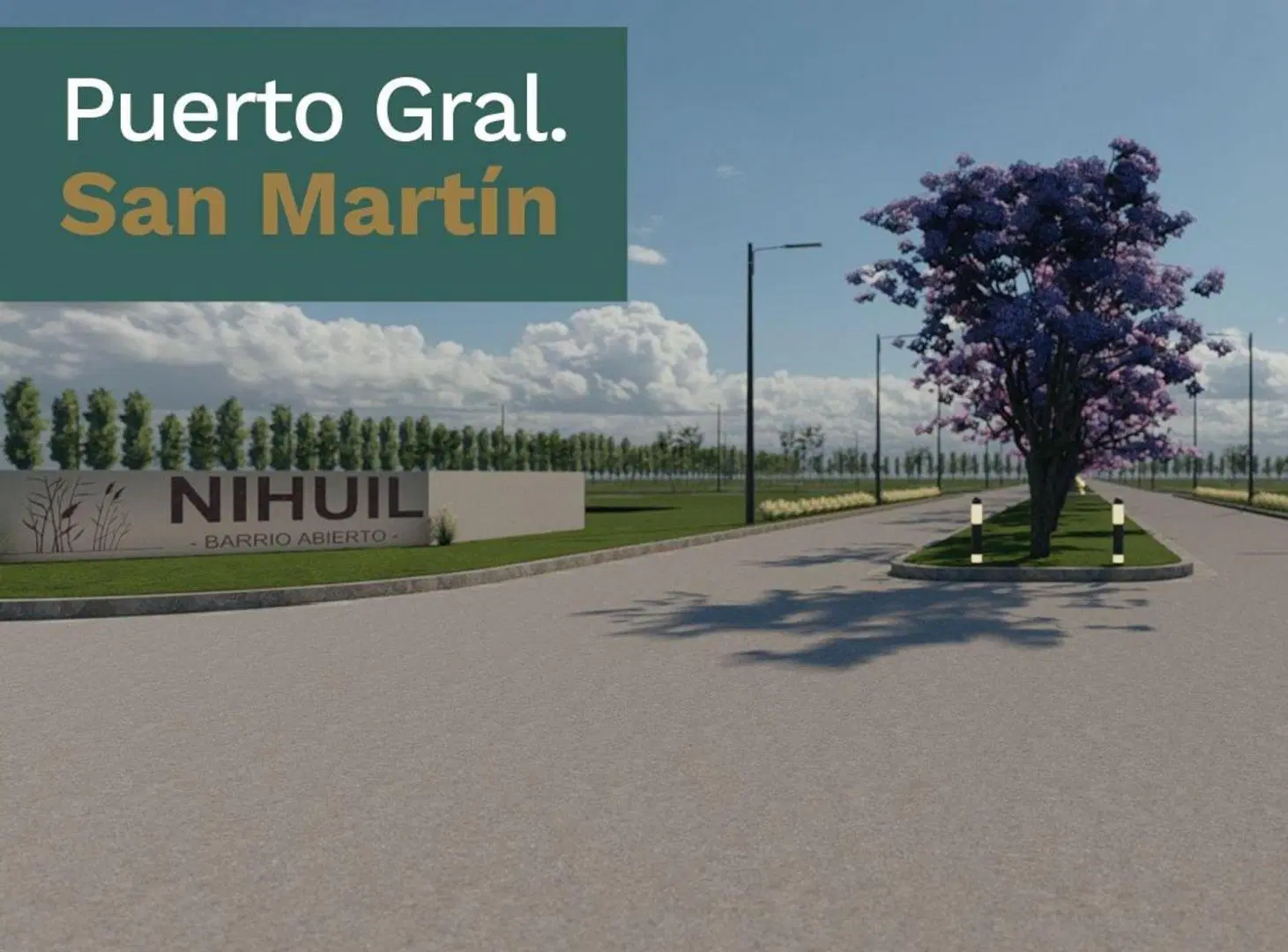LOTE EN VENTA EN BARRIO NIHUIL PUERTO G SAN MARTIN 2