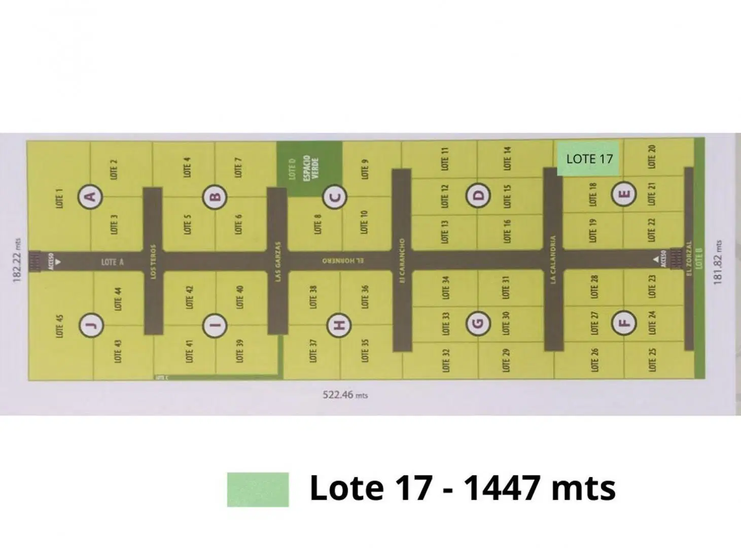 VENTA LOTE 1447 MT BARRIO CERRADO ROLDAN - PUCARÁ 5