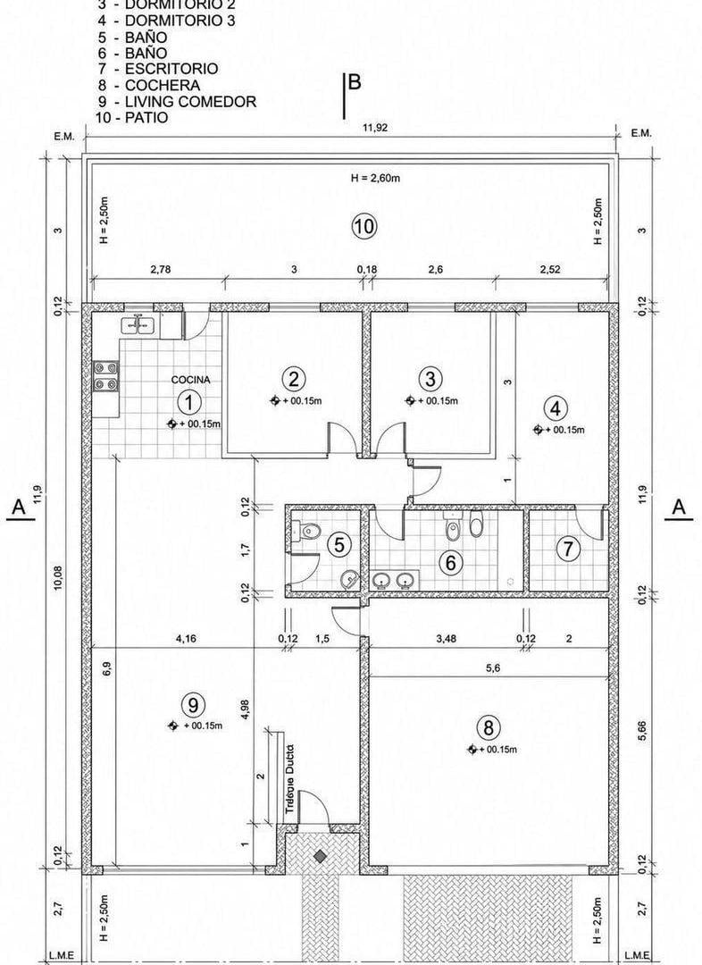 CASA 3 DORMITORIOS - ALVAREZ - SANTA FE