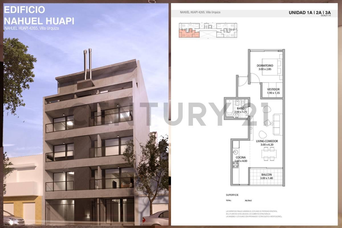 VENTA DEPTO. MONOAMBIENTE VILLA URQUIZA VENTA