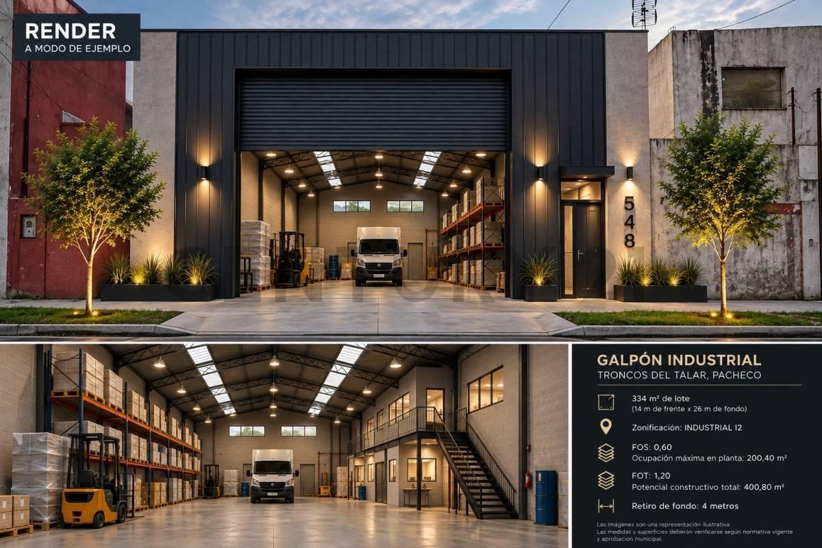 Foto de LOTE INDUSTRIAL EN VENTA TRONCOS DEL TALAR, TIGRE, imagen 1