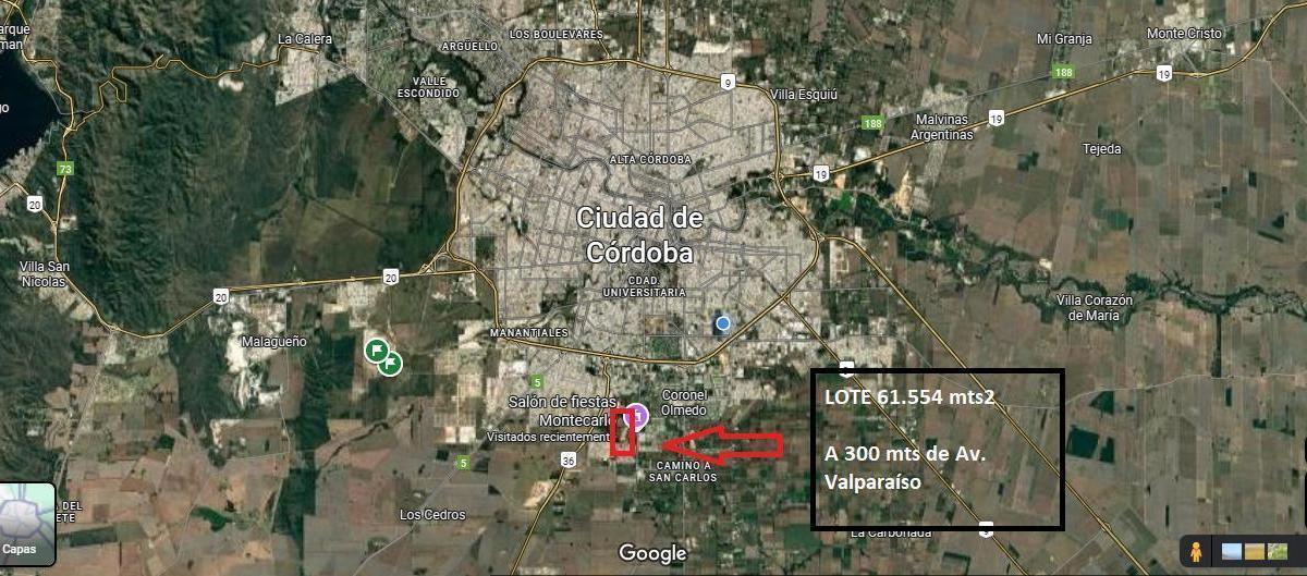 Foto de GRAN LOTE DE 6ha - ZONA SUR - A 300 mts de Av. Valparaíso, imagen 1