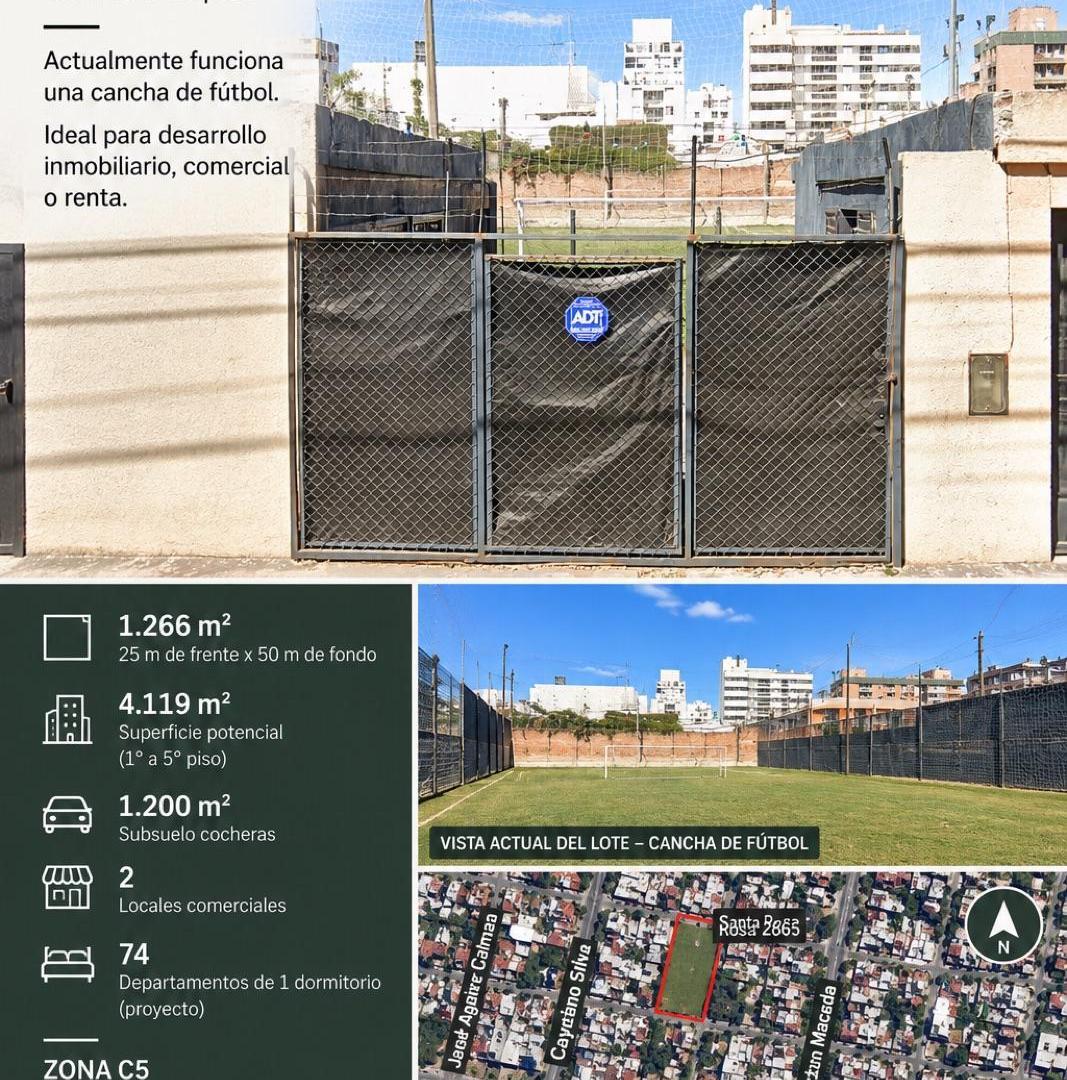 Foto de VENTA LOTE 1.266 M² – SANTA ROSA 2865– ALBERDI – POTENCIAL DE DESARROLLO, imagen 5